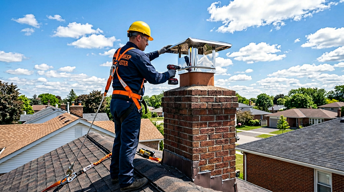 Chimney Cap Installation in Shelton