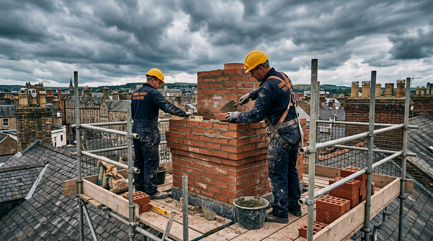Chimney Rebuild in Shelton