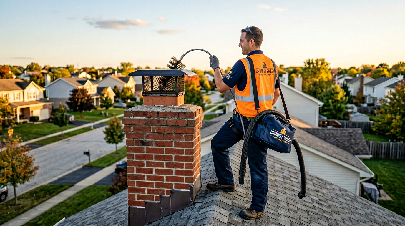 Chimney Sweep The Master professional chimney technician